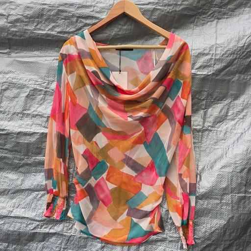 Buy & Sell Stourbridge Dudley - Photos for ZARA Multicolour Chiffon Top Size L NEW