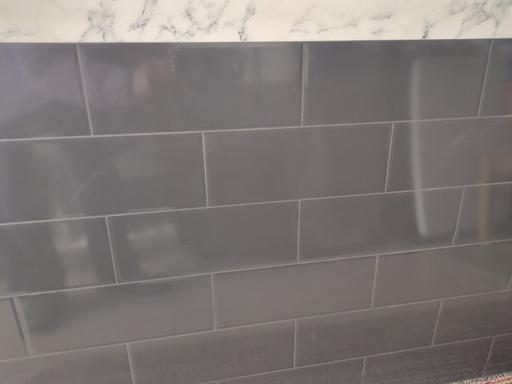 Buy & Sell Hasbury Dudley - Photos for off cut grey metro tile sheet 134x60cm