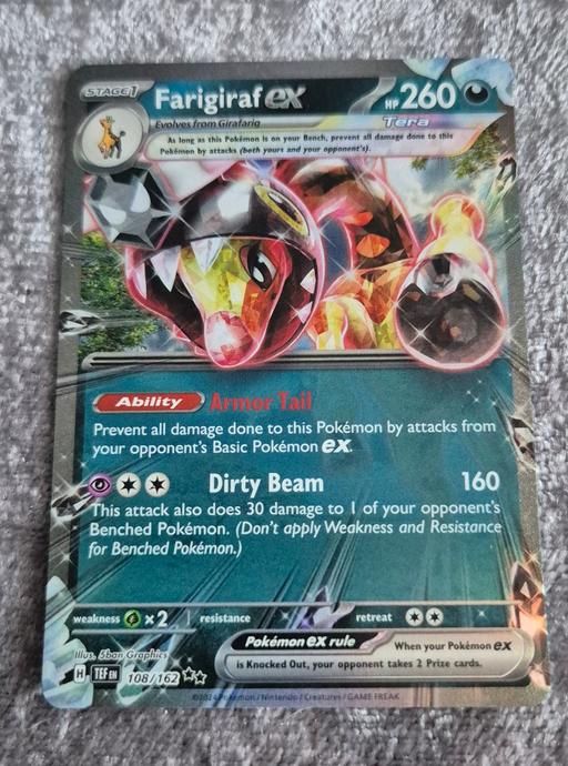 Buy & Sell Pelsall Walsall - Photos for Pokemon Card Temporal Forces Farigiraf EX