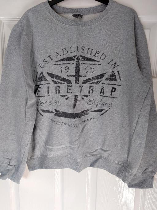 Buy & Sell Woodthorpe Charnwood - Photos for Mens grey firetrap jumper size L