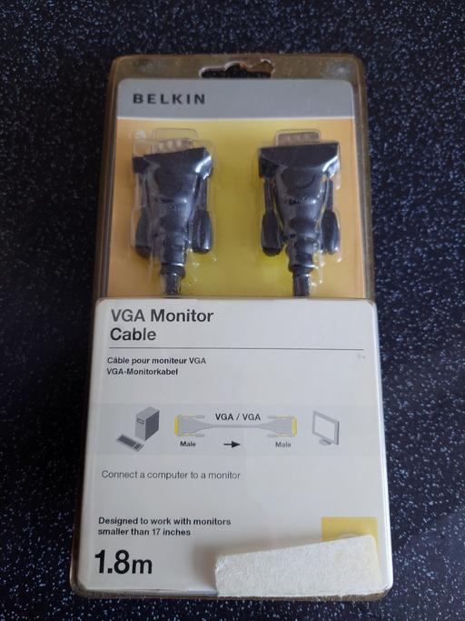 Buy & Sell Woodthorpe Charnwood - Photos for Belkin VGA monitor cable 1.8m