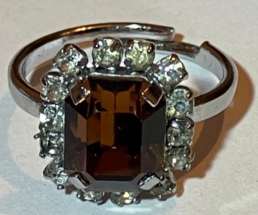 Buy & Sell Yeovil Somerset - Photos for Ladies Smokey Quartz & c.z ring 2.30ct.