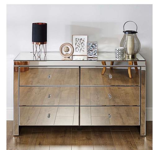 Buy & Sell Chislehurst Bromley - Photos for Glass 6 drawer side table