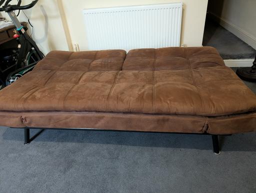 Buy & Sell Belgrave Leicester - Photos for Click Clack sofa bed Faux suade