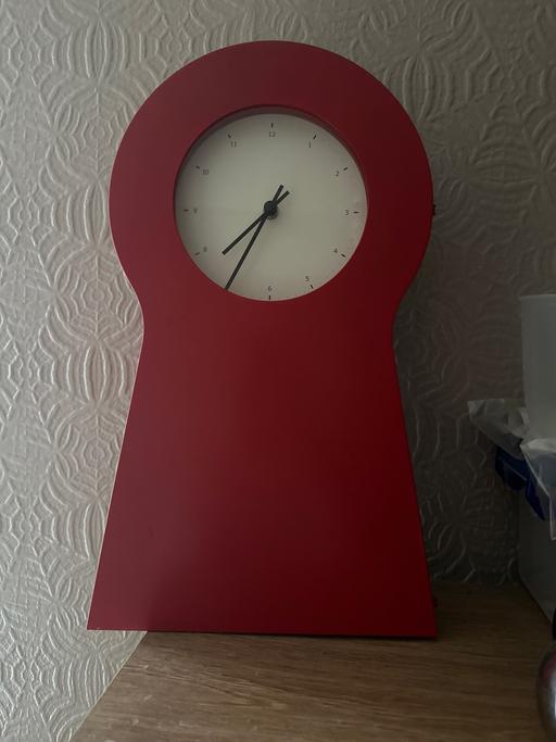Buy & Sell Birchills Walsall - Photos for IKEA red clock with storage