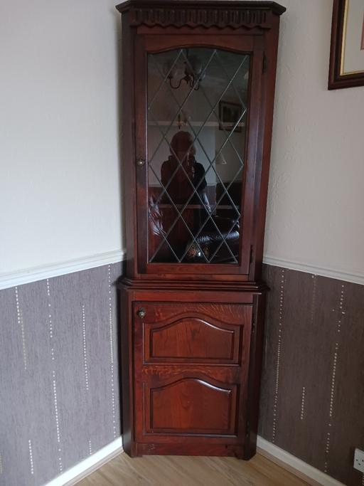 Buy & Sell Altofts Wakefield - Photos for Mahogany corner cabinet!