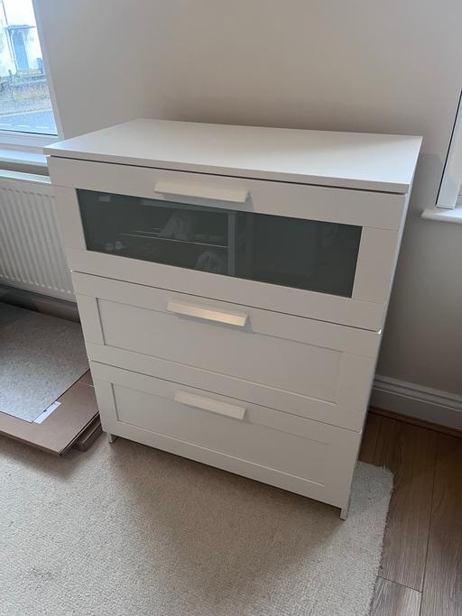 Buy & Sell Muswell Hill North London - Photos for White Chest of Drawers Brimnes