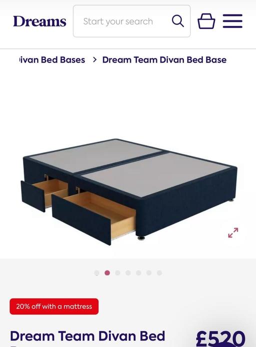 Buy & Sell Tame Valley Industrial Estate Tamworth - Photos for Dreams Team Divan bed base