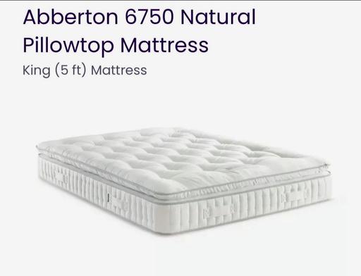 Buy & Sell Tame Valley Industrial Estate Tamworth - Photos for Abberton natural pillowtop king-size mattres