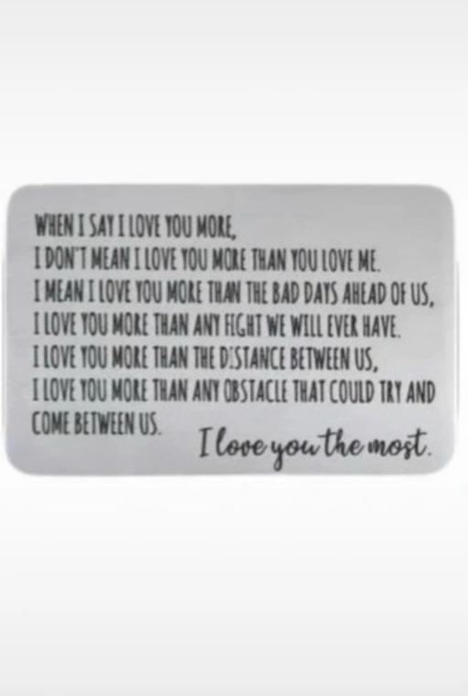 Buy & Sell Laurelvale Armagh, Banbridge and Craigavon - Photos for Love you metal gift card