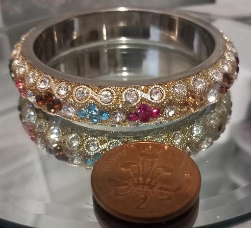 Buy & Sell Thatto Heath Saint Helens - Photos for heavy silver plated mixed gemstone bangle