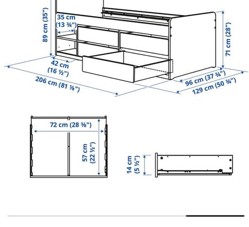 Buy & Sell Broomhill Cannock Chase - Photos for Ikea single bed and mattress