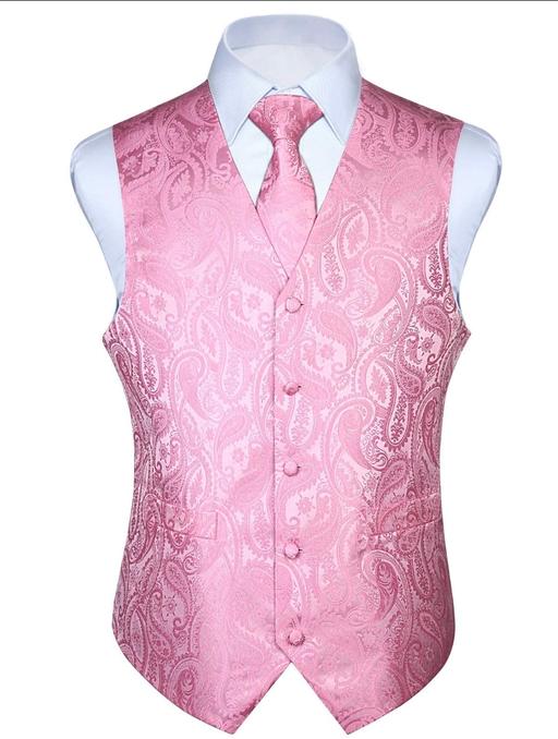 Buy & Sell Uxbridge Hillingdon - Photos for Waistcoat Set for Men 3pcs Light Pink 3XL