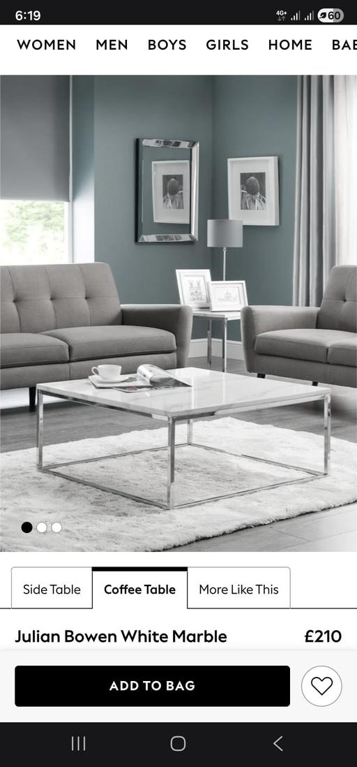 Buy & Sell Listerhills Bradford - Photos for Julian Bowen White Marble Chrome Scala Marble