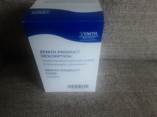Buy & Sell Bolton-Upon-Dearne Barnsley - Photos for Brand new box Zenith 500 clear straws