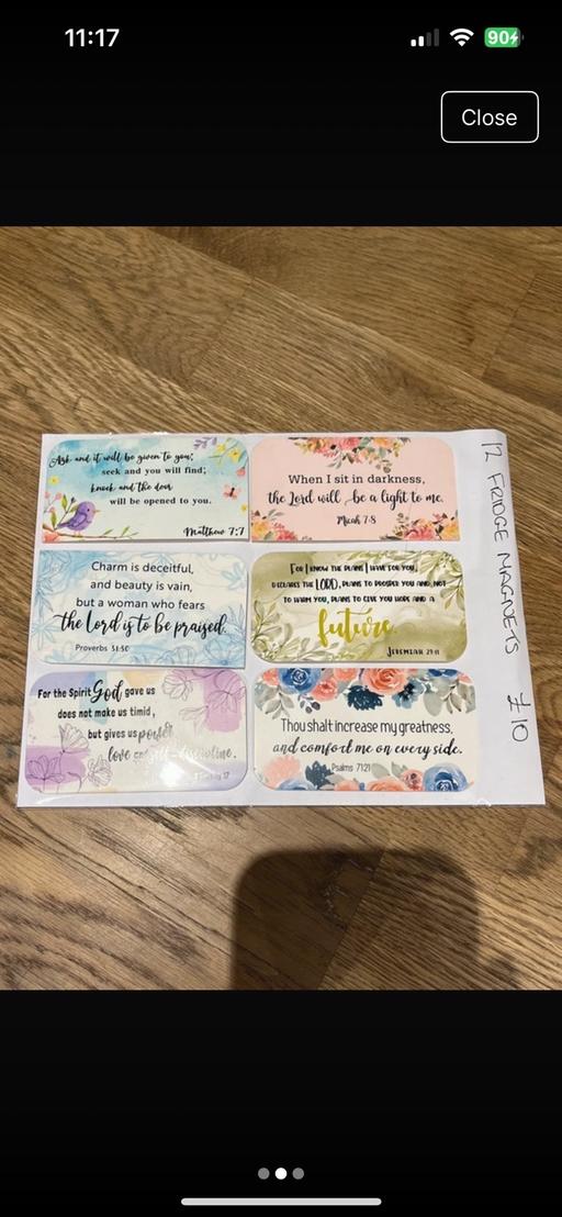 Buy & Sell Laurelvale Armagh, Banbridge and Craigavon - Photos for 12 scripture magnets