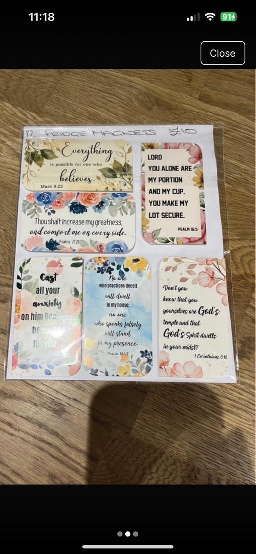 Buy & Sell Laurelvale Armagh, Banbridge and Craigavon - Photos for 12 Bible magnets