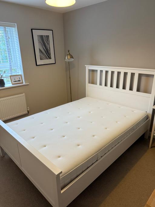Buy & Sell Kirk Deighton North Yorkshire - Photos for IKEA Double Bed Frame with Mattress