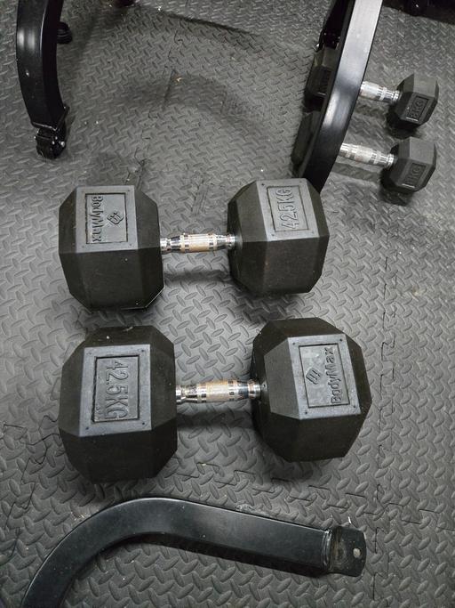 Buy & Sell Sutton Coldfield Birmingham - Photos for A pair of 42.5kg hex dumbbell weights