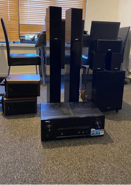 Buy & Sell Eel Pie Island Central London - Photos for 7.2 Denon Avr and 7.1 Speakers with Subwoofer