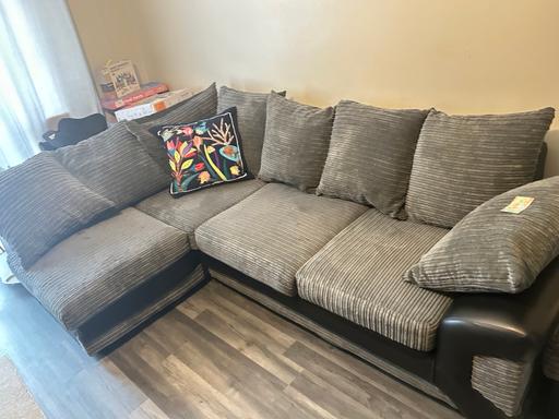 Buy & Sell Clapham Junction South West London - Photos for Corner sofa + footstool