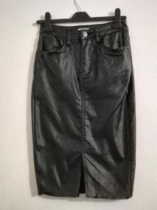 Buy & Sell Kimberworth Rotherham - Photos for PrettyLittleThing Black Faux Leather Midi Ski