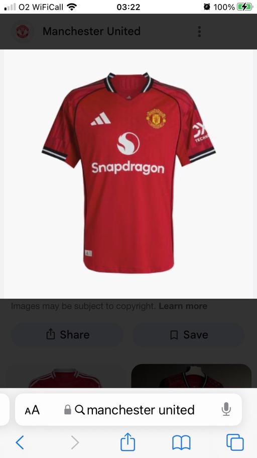 Buy & Sell Swinton Rotherham - Photos for Manchester United home shirt 25/26