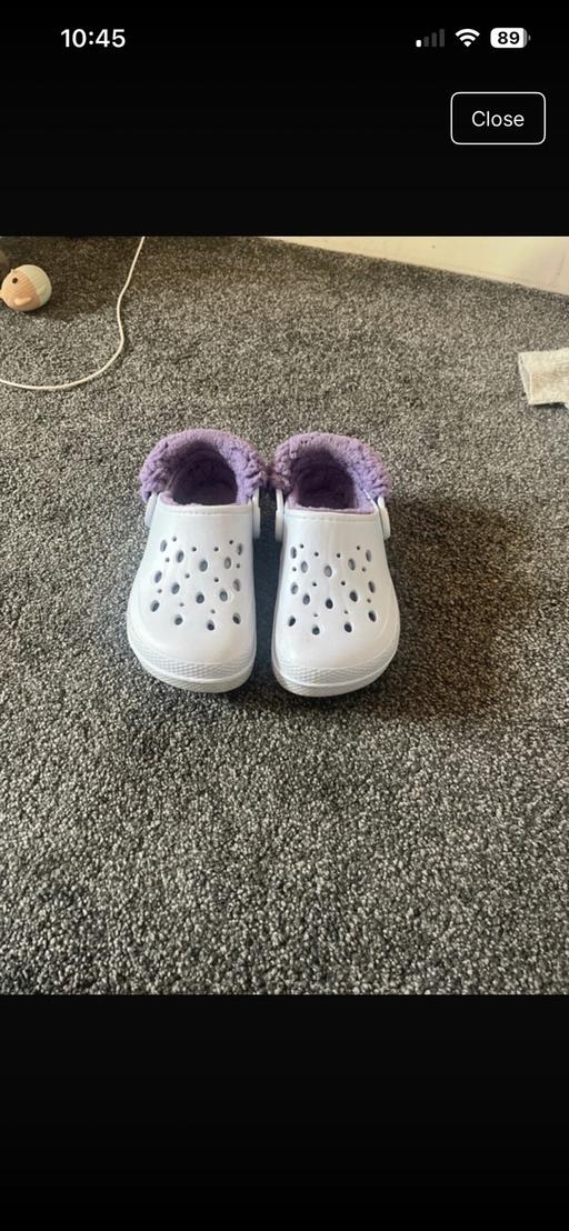 Buy & Sell Congleton Cheshire East - Photos for Crocs girls fluffy lined