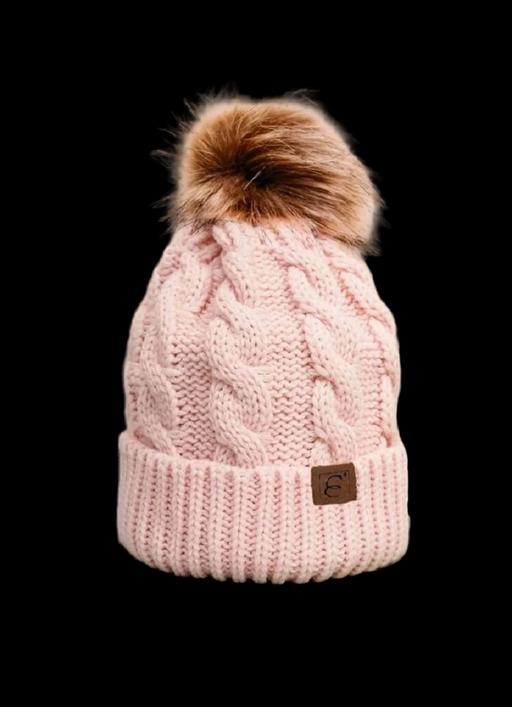 Buy & Sell Laurelvale Armagh, Banbridge and Craigavon - Photos for Light pink knitted pompom beanie