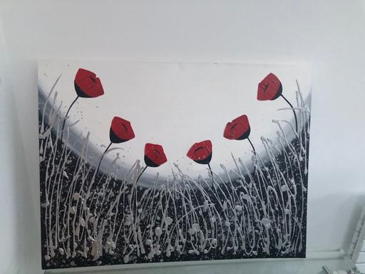 Buy & Sell Hill Top Sandwell - Photos for Canvas Poppy wall art. 102cmx76cm