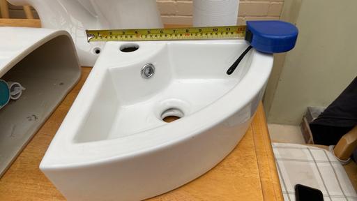 Buy & Sell Exeter City Centre Exeter - Photos for White, ceramic, brand new, unused corner sink
