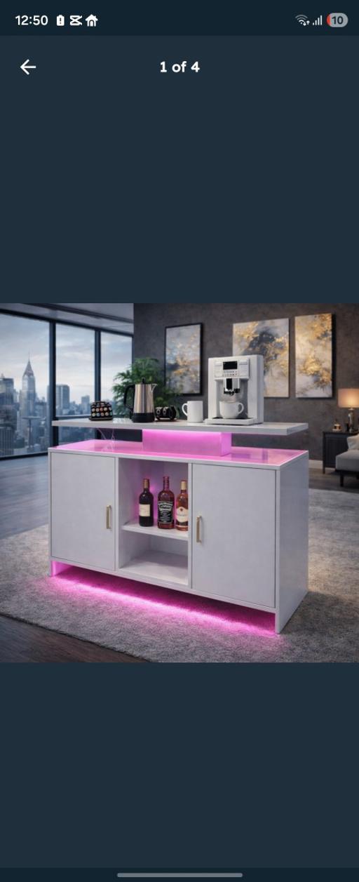 Buy & Sell Milnrow Rochdale - Photos for coffee stand sideboard with LED lights