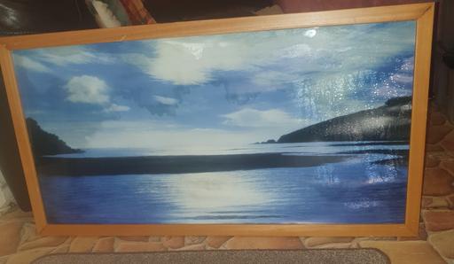 Buy & Sell Pensnett Dudley - Photos for 4ft x 2ft , Glass Fronted, Framed , Seascape.