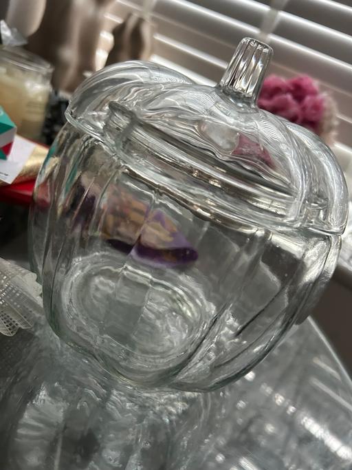 Buy & Sell Oldbury Sandwell - Photos for Large clear glass Halloween pumpkin jar