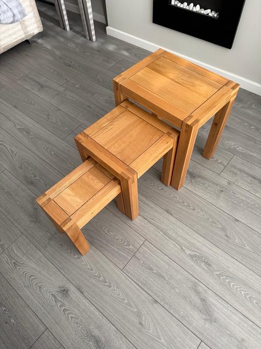 Buy & Sell Burntwood Lichfield - Photos for Oak furniture nest of tables