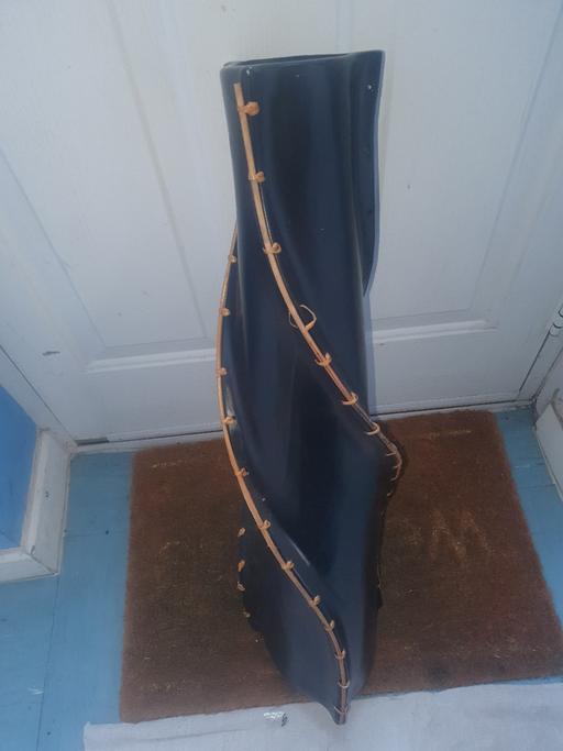 Buy & Sell Pensnett Dudley - Photos for Ceramic & Wicker, Wood Effect Vase , 28 inch