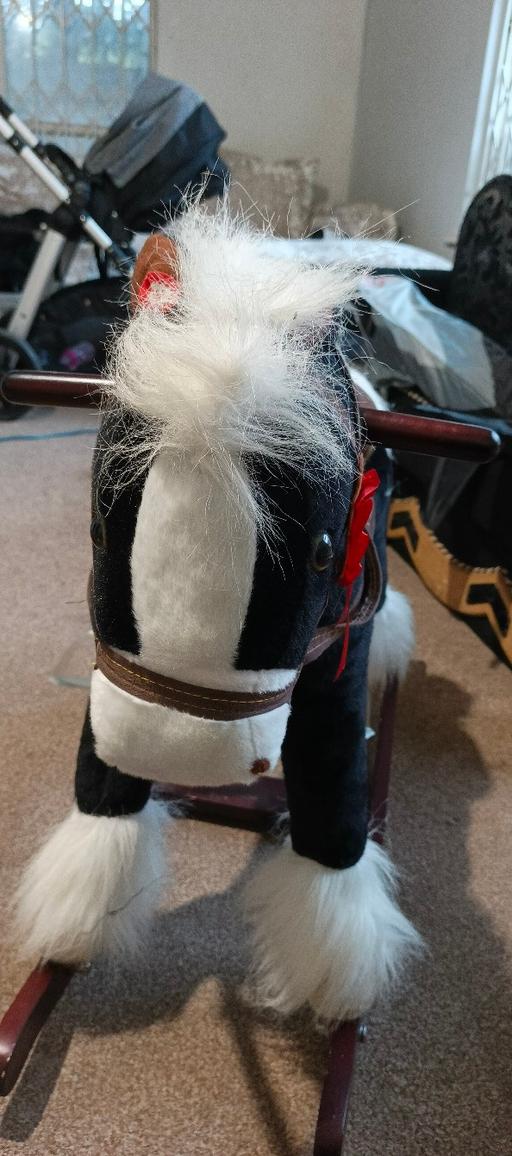 Buy & Sell Castle Industrial Estate Oldham - Photos for Wooden Rocking Horse – Plush & Sturdy (Great