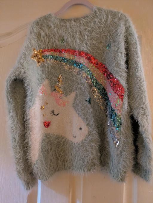 Buy & Sell Kingswinford Dudley - Photos for fluffy sparkly f&f unicorn jumper 9-10