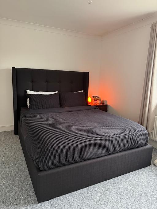 Buy & Sell Quintrell Downs Cornwall - Photos for King size bed with mattress and storage