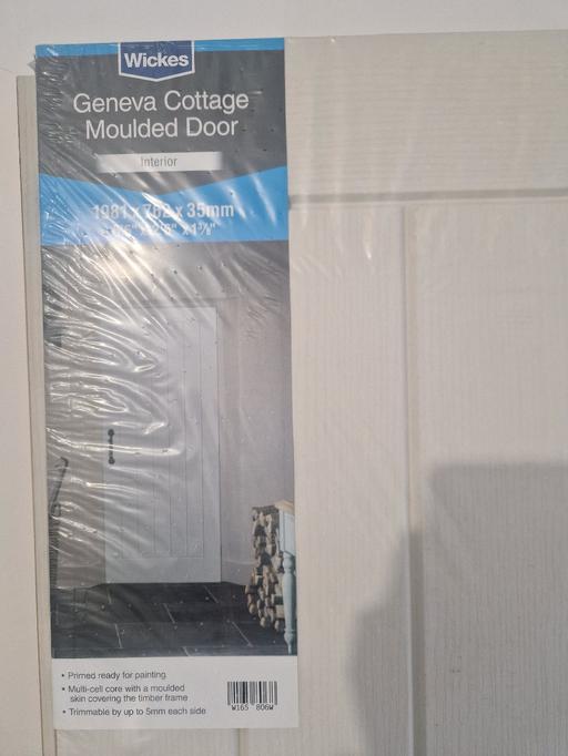 Buy & Sell Aston Birmingham - Photos for White Grained Moulded Cottage Internal Door