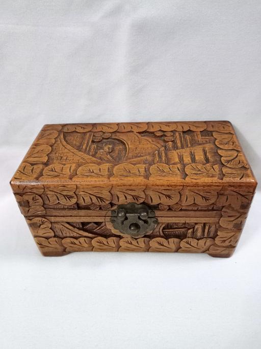 Buy & Sell Hall Green Birmingham - Photos for VINTAGE CHINESE CARVED CAMPHOR JEWELLERY BOX