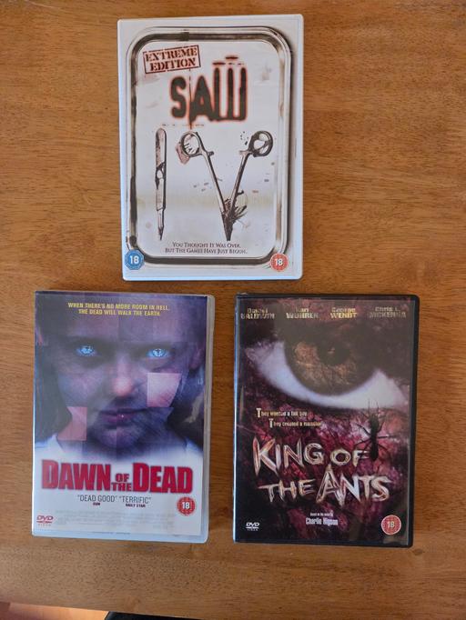 Buy & Sell Westgate-on-Sea Thanet - Photos for 3 X DVDS (HORROR)
