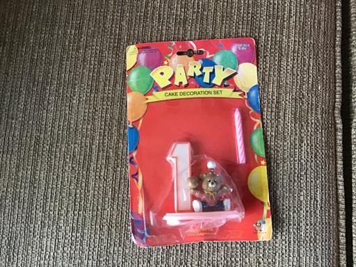 Buy & Sell Essington Wolverhampton - Photos for Pink birthday candle 1st birthday