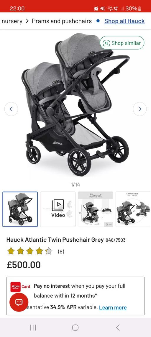 Buy & Sell Rubery Birmingham - Photos for hauck double pushchair