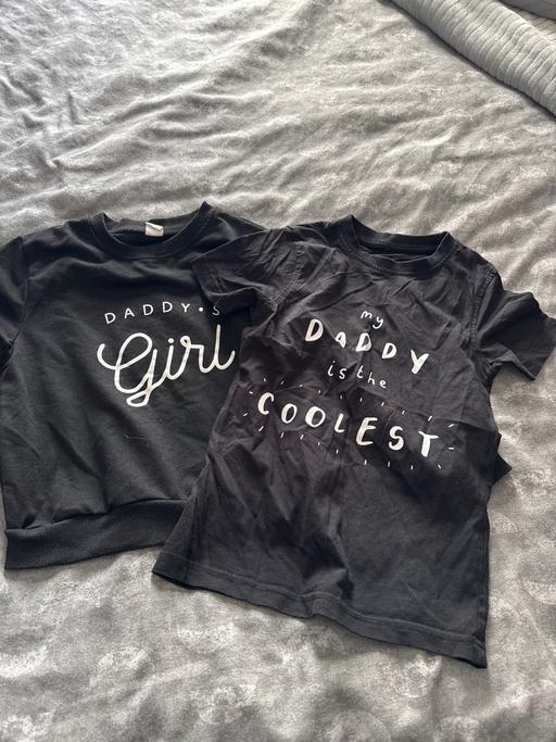 Buy & Sell Outwood Wakefield - Photos for age 5-6 daddy’s girls top and tee