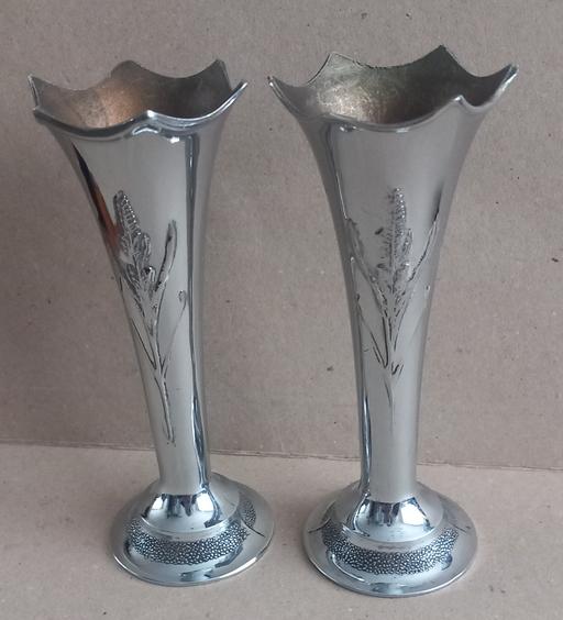 Buy & Sell Thatto Heath Saint Helens - Photos for vintage silver plated wheat design vases