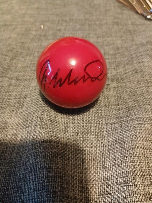 Buy & Sell Darlaston Walsall - Photos for SIGNED GARY WILSON SNOOKER BALL
