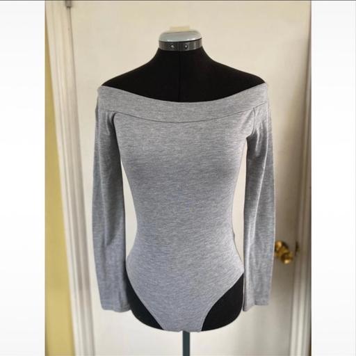 Buy & Sell Streatham Common South West London - Photos for Grey off shoulder bodysuit