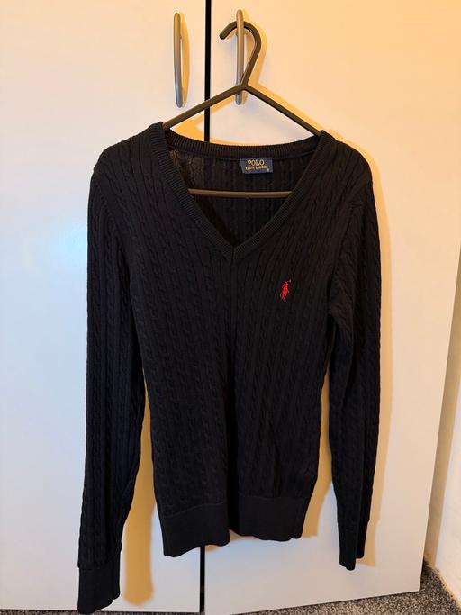 Buy & Sell Nunhead South East London - Photos for Ralph Lauren black cable knit jumper