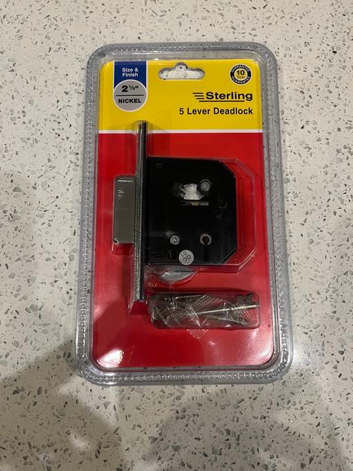 Buy & Sell Upper Walthamstow East London - Photos for New Five Lever Deadlock 2.5” inch lock
